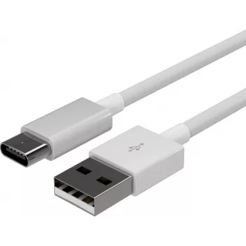 FLEXLINE FL31-13043 USB-A na USB-C kabel za polnjenje in sinhronizacijo, 2.0, ABS, bel, 2m