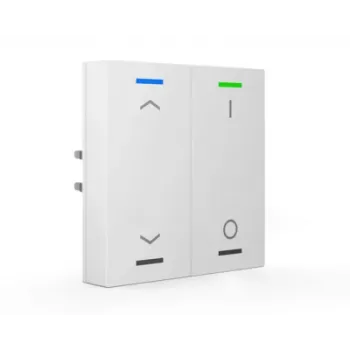 MDT BE-TAL63T2.C1 KNX tipka 2-kratna RGBW, Studio White Glossy