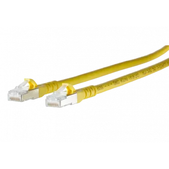 METZ CONNECT 1308450377-E Cat6a S/FTP patch kabel, rumen, 0,3 m