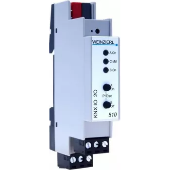 Weinzierl KNX IO 510.1 stikalni aktuator 5444 z 2 izhodoma, logične in časovne funkcije