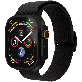 VONMÄHLEN Woven Loop 44, 45, 46, 49mm, ena velikost, All Black