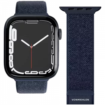 VONMÄHLEN Fitness Loop 2 pametni zapestni pas za ohišja 44mm, 45mm, 46mm, 49mm, ena velikost, mornarsko modra