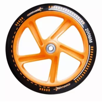 MUUWMI AU 116 aluminijasti skiro 200 mm črno-oranžen