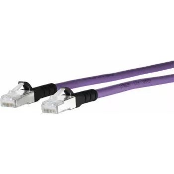 METZ CONNECT 1308451009-E Cat6a S/FTP mrežni kabel, 1 m, vijoličen