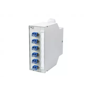 METZ OpDAT REGpro spajalni modul 6xLC-Duplex OS2 čisto bel RAL 9010 15024A97406-E
