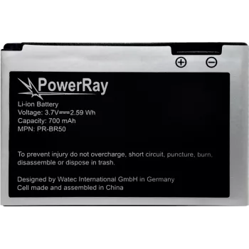 PowerRay PR-616-0728 nadomestna baterija za iPhone 5S, 1560 mAh, Li-Po, bulk