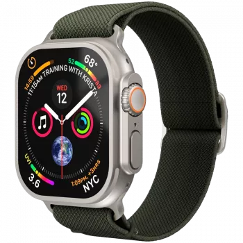 VONMÄHLEN Classic Nylon Loop 44, 45, 46, 49mm enotna velikost, olivna