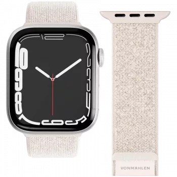 VONMÄHLEN Fitness Loop 2 pašček za uro za Apple Watch 40/41/42mm, krem