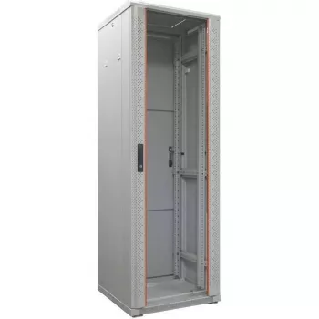 IT-BUDGET 19-palčna strežniška omara SRK - 42 HE - ŠxG 600x1000 mm - steklena/polna pločevinasta vrata - sestavljena - svetlo siva (99ITB19SRK42610GGNM)