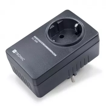 H-Tronic 1114730 omejevalnik zagonskega toka SCL 3680 IP20, 16 A, 3680 W, Schuko vtični adapter, črn
