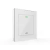 MDT BE-GTL1TW.01 stekleni tipkovni senzor Glastaster II Light 1-kratni RGBW KNX, bel
