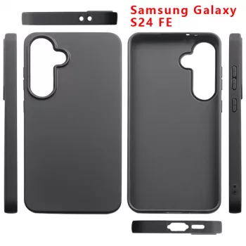 MRDISC Samsung Galaxy S24 FE ovitek za hrbtno stran črn TPU MG-BCSGAS24FESW