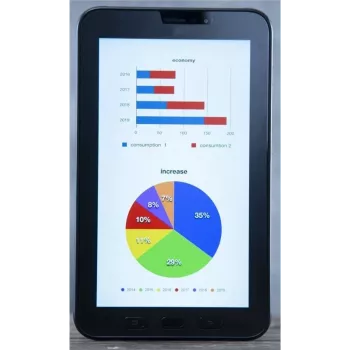 KAPSOLO zaščitna folija za zaslon za Samsung Galaxy Tab A 10.1 (2019) - 9H kaljeno steklo, Anti-Glare, mat, odporna na praske KAP13385