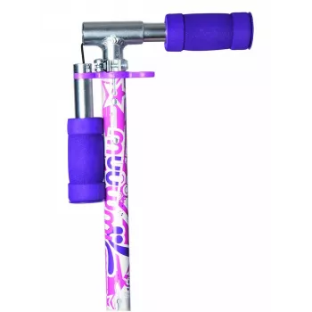 MUUWMI KiddyScooter Racing 3-kolesni otroški skiro, roza