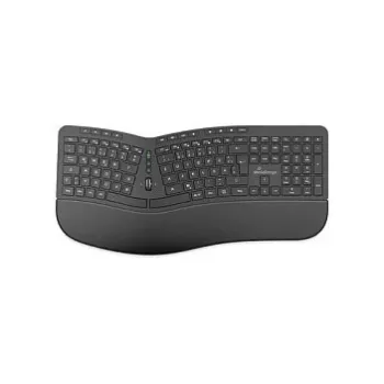 MediaRange ergonomska brezžična multimedijska tipkovnica QWERTZ črna MROS279