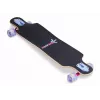 MUUWMI AU 560 Longboard Compact Cruiser skateboard, ABEC 7 kroglični ležaji, LED svetleča kolesa, 7-plastni kanadski javorjev les