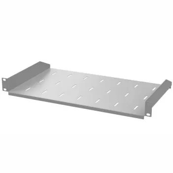 IT-BUDGET 19-palčna polica za rack 200 mm globoka 1U 25 kg svetlo siva 90ITB19FB200G