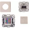 IT-BUDGET SPAR-PACK 10x Cat.6A 2-portna RJ45 podatkovna vtičnica, vodoravni vstop kabla, PoE+, čisto bela ZAA90ITBDDRW