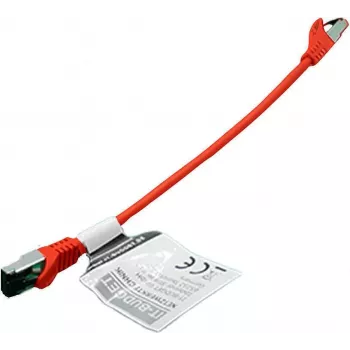IT-BUDGET Full Copper Premium patch kabel - Flex AWG 26 - Cat.8.1 - 2000 MHz - brez halogenov - PoE+ - 40 Gbit - rdeč - 0,5 m 90ITBFLEX81PK050R