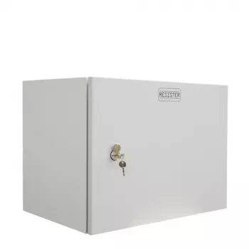 IT-BUDGET 19-palčna stenska omara za omrežje Easy, 9U, 600x400mm, jeklena vrata, svetlo siva 90RR19CWV964MG