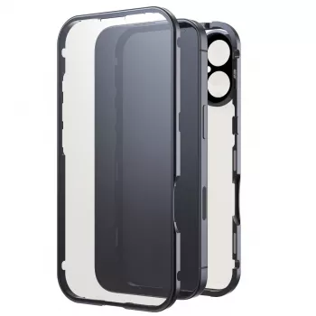 Black Rock ovitek 360° Glass za Apple iPhone 16, črn 00228084