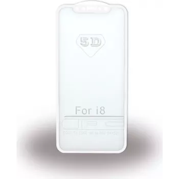 CYOO Premium Apple iPhone X 5D zaščitna folija za zaslon iz kaljenega stekla - bela