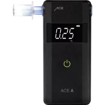 ACE OF SWEDEN ACE A alkotester črn 0,00 do 4,00 ‰ alarm, zaslon, funkcija odštevanja 107059