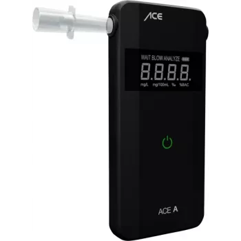 ACE OF SWEDEN ACE A alkotester črn 0,00 do 4,00 ‰ alarm, zaslon, funkcija odštevanja 107059
