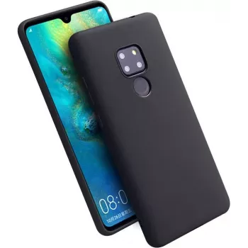 CYOO Premium tekoči silikonski ovitek za Huawei Mate 20 - črn