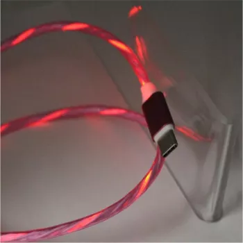 CYOO Flow Light USB-C kabel 1m roza z žarečim LED Flow učinkom CY120984