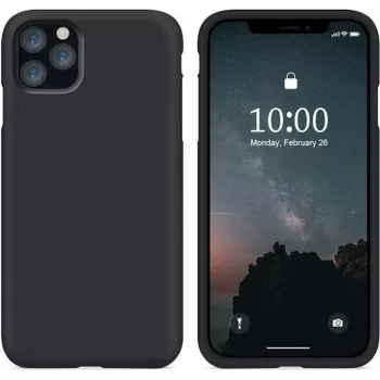 CYOO Premium ovitek iz tekočega silikona za Apple iPhone 12 mini 5,4 palca – črn – trd CY121872