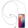 CYOO ovitek z ovratno vrvico za iPhone 12/12 Pro 6,1 inch, bel silikon CY122106