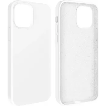 CYOO Premium trdi ovitek iz tekočega silikona za Apple iPhone 13 mini - bel CY122563