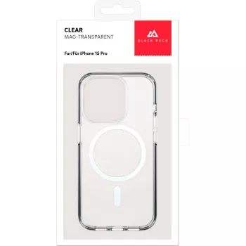 Black Rock ovitek Mag Clear za Apple iPhone 15 Pro, prozoren (00221270)