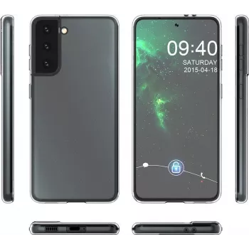 CYOO Ultra Slim silikonski ovitek za Samsung Galaxy S21 (SM-G991F) - prozoren CY122243
