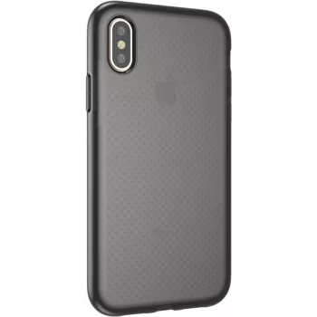 CYOO Dot Back silikonski ovitek za Apple iPhone XS Max - prozoren/črn