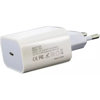 CYOO PD01 20W USB-C Power Delivery stenski polnilnik - bel CY121761
