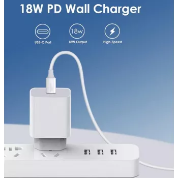 CYOO PD01 20W USB-C Power Delivery stenski polnilnik - bel CY121761