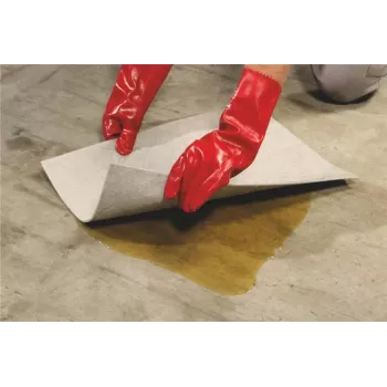 Schöller vpojna netkana tkanina iz finih vlaken za olja siva 40x50cm za tekočine, paket 100 kosov (GP201)