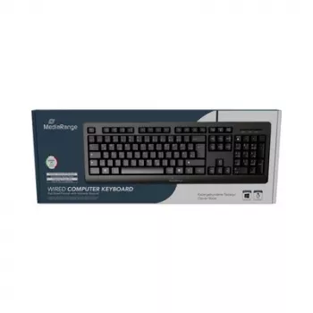 MediaRange MROS109-IT žična USB 2.0 QWERTY italijanska tipkovnica, črna