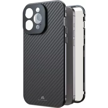 Black Rock ovitek 360° Glass za Apple iPhone 16 Pro Max, pravi karbon (00228101)