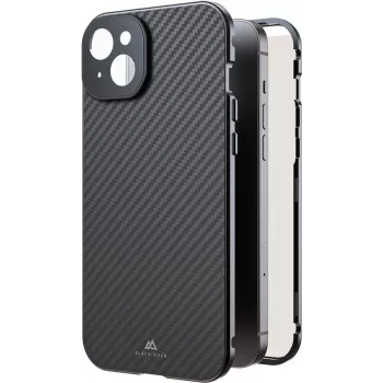 Black Rock ovitek 360° Glass za Apple iPhone 16 Plus, pravi karbon (00228105)