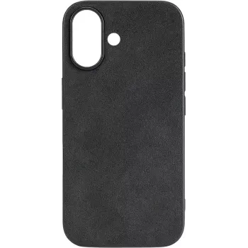 CYOO ovitek Alcantara za Apple iPhone 16, črn (CY123615)