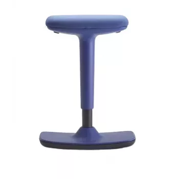 TRENDOFFICE BY DAUPHIN TO SWIFT pisarniški stol vrtljivi, modra tkanina, polirano aluminijasto ogrodje 9299KOBFWKOBS73GSR10UGS165014