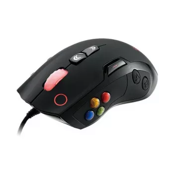 Thermaltake Tt eSPORTS VOLOS laserska igralna miška, 8200 DPI, 14 gumbov, žična, črna