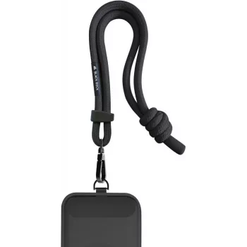Black Rock univerzalni zapestni trak z vrvico za pametne telefone, črn (00228251)
