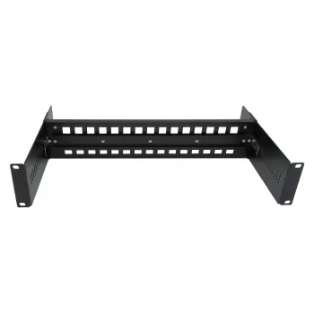 EXSYS komplet za vgradnjo v DIN-letev, 2U, 19 inch, 35mm DIN-letev, črn EX-6090