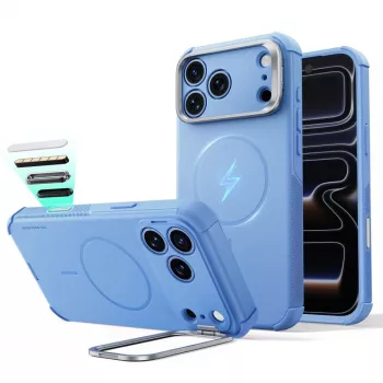 ESR Cyber Tough Kickstand MagSafe iPhone 17 Pro Max / 18 Pro Max svetlo moder