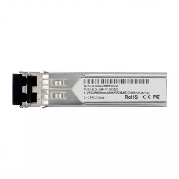 EXSYS EX-SFP-0055 SFP oddajnik-sprejemnik (transceiver) LC Duplex multimode 550m 1,25Gbps 850nm -40 °C do 80 °C