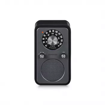 Sangean WR-9 prenosni FM/AM radio masivni les Midnight Oak z Bluetooth 8W